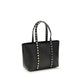 Valentino Garavani Black Calf Leather Bos Taurus Shoulder Bag