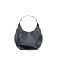 Courrèges Black Calf Leather Bos Taurus Shoulder Bag