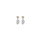 Magda Butrym Gold Pearl Earrings