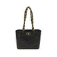 Valentino Garavani Black Napa Leather / Calf Bos Taurus Shoulder Bag