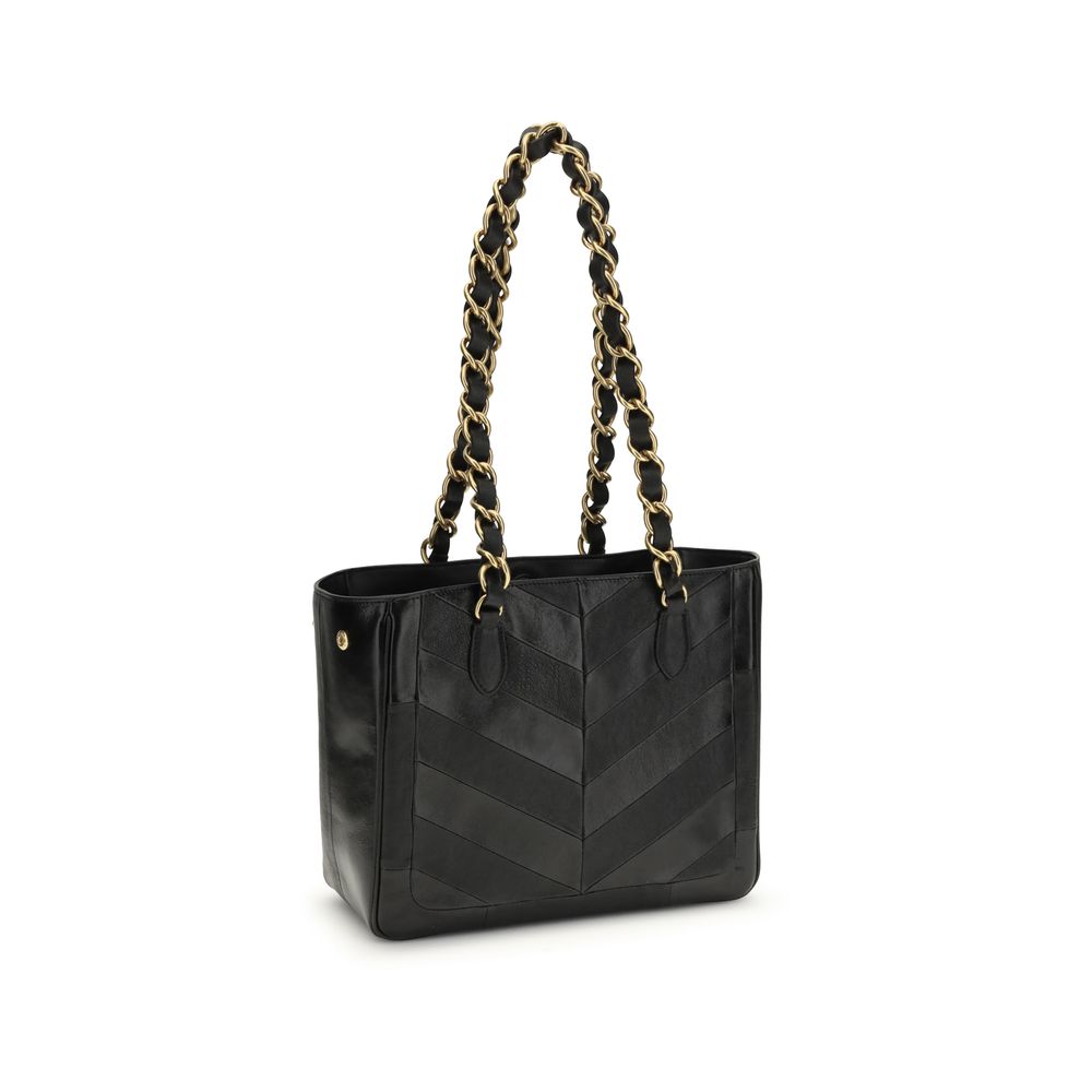 Valentino Garavani Black Napa Leather / Calf Bos Taurus Shoulder Bag