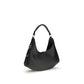 Ganni Black Calf Leather Bos Taurus Shoulder Bag