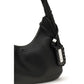 Ganni Black Recycled Leather Shoulder Bag