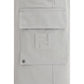 Fendi Silver Cotton Cargo Pants