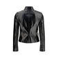 Courrèges Black Cotton Full-Length Jacket