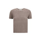 Lisa Yang Brown Cashmere T-Shirt
