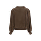 Lisa Yang Brown Cashmere Sweatshirt