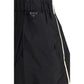 Prada Black Recycled Polyamide Bermuda Shorts