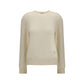 Burberry Cream Cashmere Cashmere Sweater