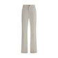 Balmain White Cotton Straight-Leg Jeans