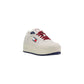 Tommy Hilfiger Jeans Beige Leather Platform Sneakers