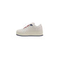 Tommy Hilfiger Jeans Beige Leather Platform Sneakers