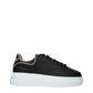 Philipp Plein Black Leather Chunky Sneakers
