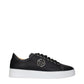Philipp Plein Black Leather Low Top Sneakers