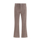 L'Agence Beige Cotton Casual Pants
