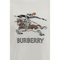 Burberry Cream Cotton T-Shirt