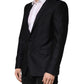 Dolce & Gabbana Black MARTINI Single Breasted Jacket Blazer