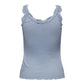 Only Light Blue Cotton Tank Tops