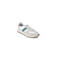 Blauer Gray Leather Athletic Sneakers