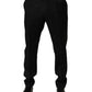 Dolce & Gabbana Black Wool Skinny Dress Formal Trouser Pants