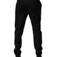 Dolce & Gabbana Black Wool Skinny Dress Formal Trouser Pants