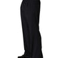 Dolce & Gabbana Black Stripe Straight Men Dress Trouser Pants