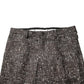 Dolce & Gabbana Brown Wool Plaid Skinny Dress Trouser Pants