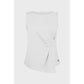 19V69 Italia White Viscose Tank Tops