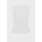 19V69 Italia White Viscose Tank Tops