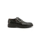 Duca di Morrone Black Leather Slip-On Loafers