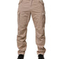 Dolce & Gabbana Beige Straight Cargo Chino Men Trouser Pants