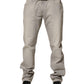 Dolce & Gabbana Light Gray Cotton Straight Denim Trouser Jeans