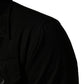 Dolce & Gabbana Black Cotton Collared Men Button Down Shirt