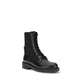 Fendi Black Calf Leather Bos Taurus Lace-Up Boots