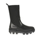 Moncler Black Calfskin Ankle Boots