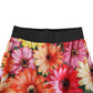 Dolce & Gabbana Multicolor Floral Leggings StretchWaist Pants