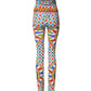 Dolce & Gabbana Multicolor Carretto Leggings High Waist Pants