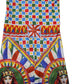 Dolce & Gabbana Multicolor Carretto Leggings High Waist Pants