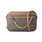 Michael Kors Brown Canvas Crossbody Bag