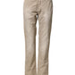 Incotex Beige Mid Waist Straight Women Casual Chino Trouser Pants