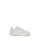 Valentino Garavani White Calf Leather Bos Taurus Low Top Sneakers