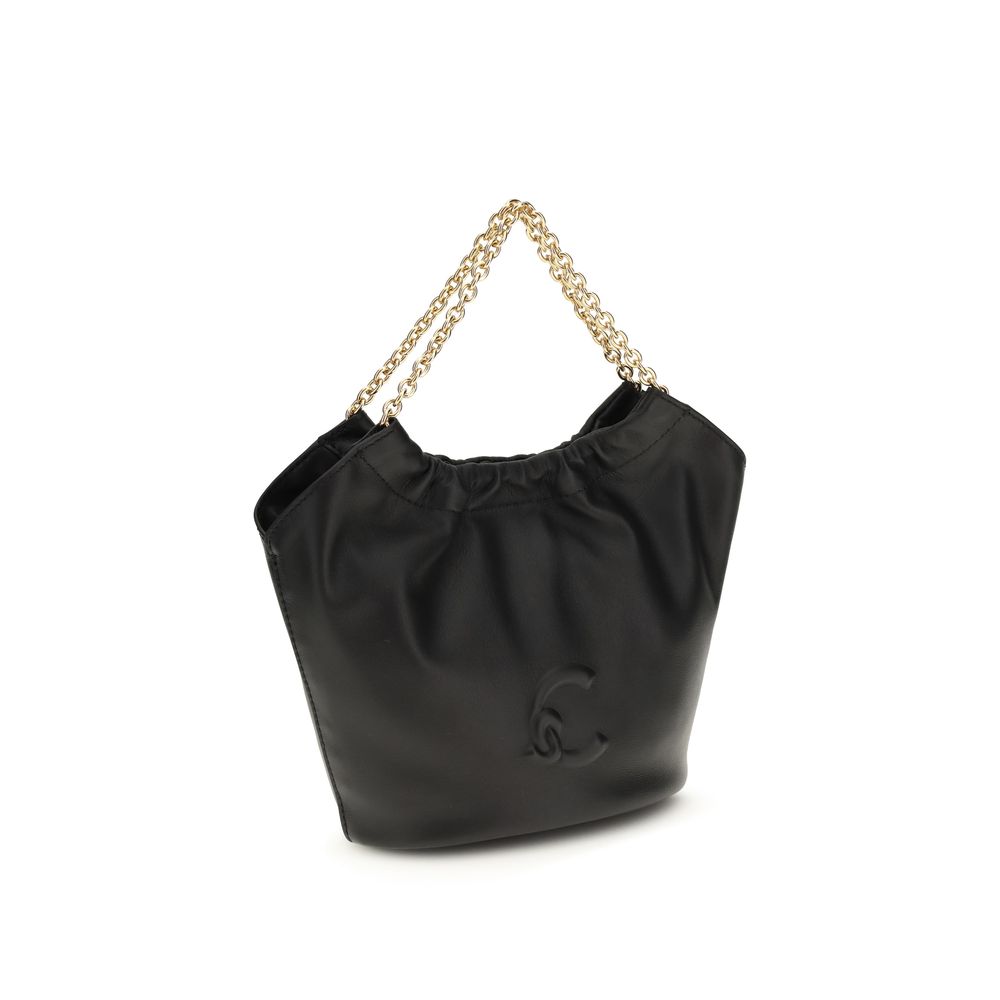 Coccinelle Black Calf Leather Bos Taurus Shoulder Bag