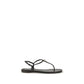 Giuseppe Zanotti Black Calf Leather Bos Taurus Sandals