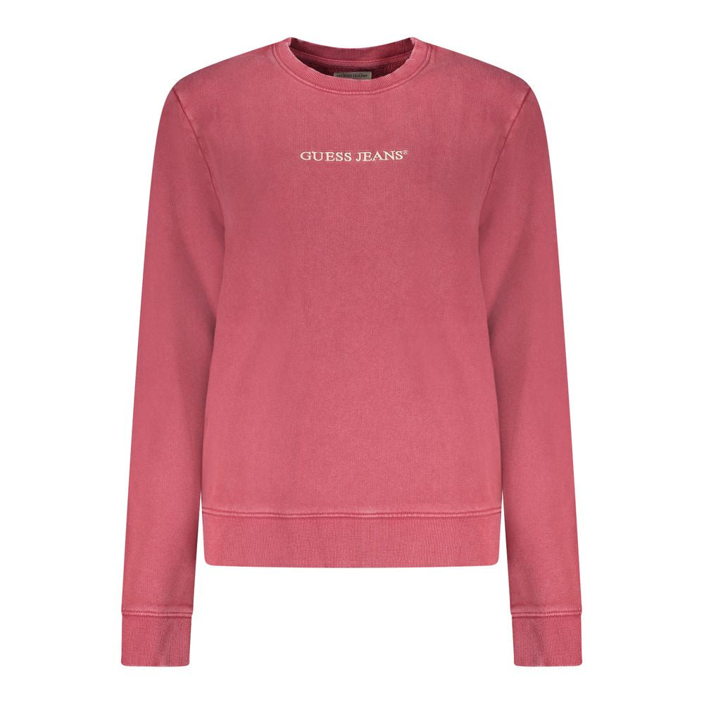Guess Jeans Red Cotton Women Sweatshirt