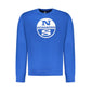 North Sails Blue Cotton Men Sweatshirt