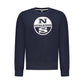 North Sails Blue Cotton Men Sweatshirt