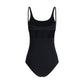 Courrèges Black Elastane One-Piece Swimsuit