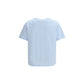 Casablanca Light Blue Cotton T-Shirt