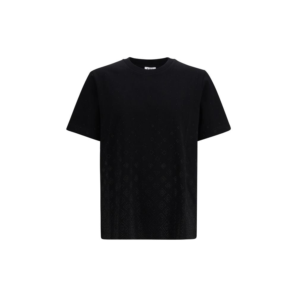 Casablanca Black Cotton T-Shirt