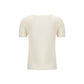 Lisa Yang White Cashmere T-Shirt